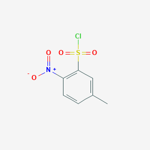 molecular formula C7H6ClNO4S B6615018 5-methyl-2-nitrobenzene-1-sulfonyl chloride CAS No. 173908-60-6