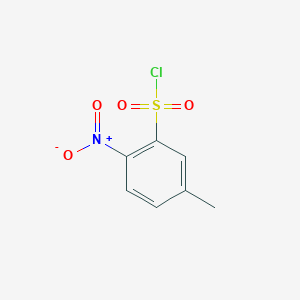 B6615018 5-methyl-2-nitrobenzene-1-sulfonyl chloride CAS No. 173908-60-6