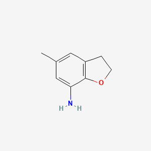 molecular formula C9H11NO B6615032 5-methyl-2,3-dihydro-1-benzofuran-7-amine CAS No. 1228469-83-7