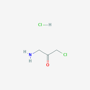 molecular formula C3H7Cl2NO B6615040 1-amino-3-chloropropan-2-one hydrochloride CAS No. 36077-45-9