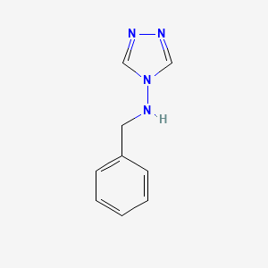 molecular formula C9H10N4 B6615083 4-Benzylamino-4H-1,2,4-triazole CAS No. 6111-75-7