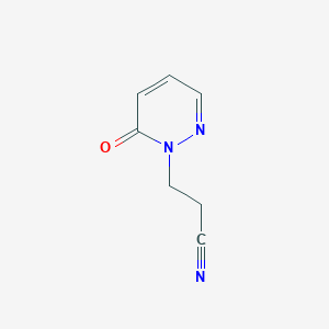 molecular formula C7H7N3O B6615098 2-(2-Cyanoethyl)-2,3-dihydro-3-oxopyridazine CAS No. 73535-74-7