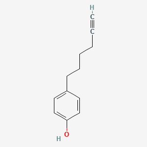 4-(hex-5-yn-1-yl)phenol