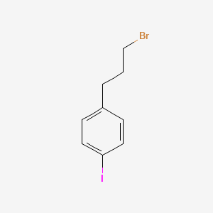 molecular formula C9H10BrI B6615125 1-(3-bromopropyl)-4-iodobenzene CAS No. 172483-74-8