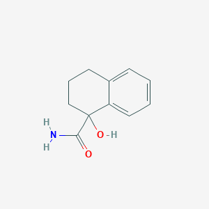 molecular formula C11H13NO2 B6615171 1-hydroxy-1,2,3,4-tetrahydronaphthalene-1-carboxamide CAS No. 1249612-63-2