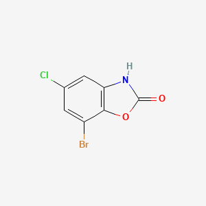 molecular formula C7H3BrClNO2 B6615189 7-bromo-5-chloro-2,3-dihydro-1,3-benzoxazol-2-one CAS No. 32272-97-2