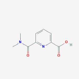 molecular formula C9H10N2O3 B6615252 6-(dimethylcarbamoyl)pyridine-2-carboxylic acid CAS No. 1154973-72-4