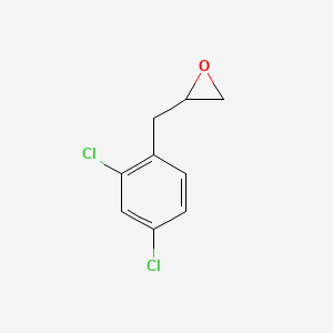 molecular formula C9H8Cl2O B6615352 2-[(2,4-dichlorophenyl)methyl]oxirane CAS No. 1879281-48-7