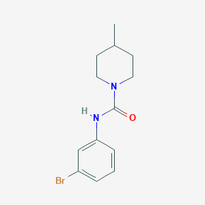 molecular formula C13H17BrN2O B6615364 N-(3-Bromophenyl)-4-methyl-1-piperidinecarboxamide CAS No. 60465-17-0