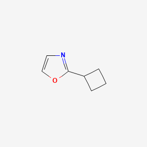molecular formula C7H9NO B6615388 2-cyclobutyl-1,3-oxazole CAS No. 2059970-33-9