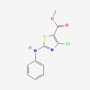 methyl 4-chloro-2-(phenylamino)-1,3-thiazole-5-carboxylate