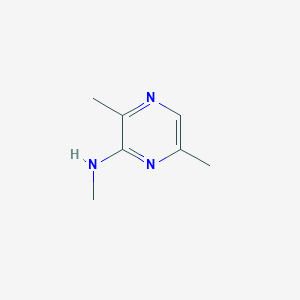 molecular formula C7H11N3 B6615458 N,3,6-trimethylpyrazin-2-amine CAS No. 717091-66-2
