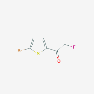 molecular formula C6H4BrFOS B6615492 1-(5-bromothiophen-2-yl)-2-fluoroethan-1-one CAS No. 918327-88-5