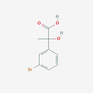 molecular formula C9H9BrO3 B6615502 2-(3-bromophenyl)-2-hydroxypropanoic acid CAS No. 1071454-52-8