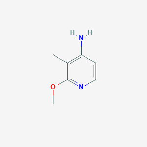 molecular formula C7H10N2O B6615544 2-methoxy-3-methylpyridin-4-amine CAS No. 1781547-87-2
