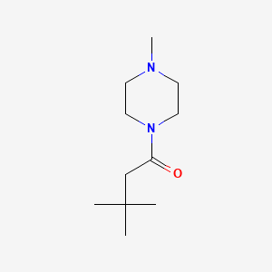 1-Butanone, 3,3-dimethyl-1-(4-methyl-1-piperazinyl)-