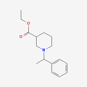 molecular formula C16H23NO2 B6615577 ethyl 1-(1-phenylethyl)piperidine-3-carboxylate CAS No. 1385954-35-7
