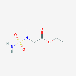 ethyl 2-[methyl(sulfamoyl)amino]acetate