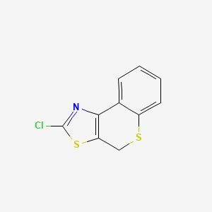 molecular formula C10H6ClNS2 B6615658 2-chloro-4H-thiochromeno[4,3-d][1,3]thiazole CAS No. 1342761-17-4