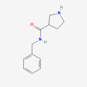 molecular formula C12H16N2O B6615665 N-benzylpyrrolidine-3-carboxamide CAS No. 1342907-02-1
