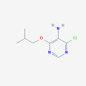 4-chloro-6-(2-methylpropoxy)pyrimidin-5-amine