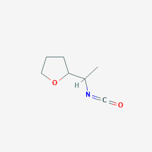 2-(1-isocyanatoethyl)oxolane