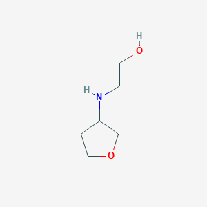 molecular formula C6H13NO2 B6615748 2-[(oxolan-3-yl)amino]ethan-1-ol CAS No. 42977-82-2