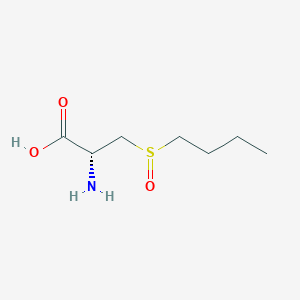 molecular formula C7H15NO3S B6615779 (Butylsulfinyl)-D-alanine CAS No. 20702-80-1