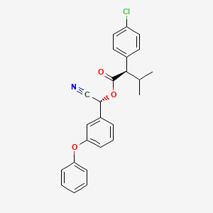 molecular formula C25H22ClNO3 B6615813 (R,R)-Fenvalerate CAS No. 67890-40-8