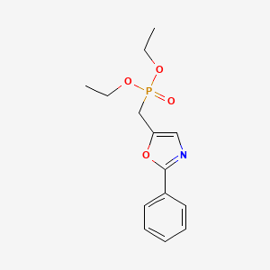 B6615822 5-Diethylphosphonomethyl-2-phenyl oxazole CAS No. 89102-79-4