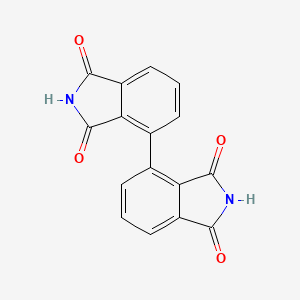 molecular formula C16H8N2O4 B6615849 1H,1'H,2H,2'H,3H,3'H-[4,4'-biisoindole]-1,1',3,3'-tetrone CAS No. 2344685-39-6