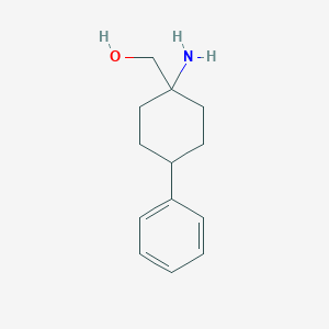 molecular formula C13H19NO B6615934 (1-amino-4-phenylcyclohexyl)methanol CAS No. 1179716-98-3
