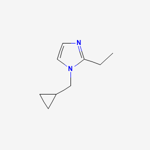 molecular formula C9H14N2 B6615937 1-(cyclopropylmethyl)-2-ethyl-1H-imidazole CAS No. 1343961-43-2