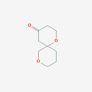 molecular formula C9H14O3 B6616001 1,8-dioxaspiro[5.5]undecan-4-one CAS No. 1339499-24-9