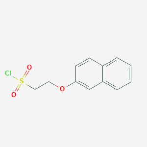 molecular formula C12H11ClO3S B6616016 2-(naphthalen-2-yloxy)ethane-1-sulfonyl chloride CAS No. 3383-80-0