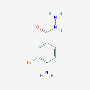 molecular formula C7H8BrN3O B6616043 4-amino-3-bromobenzohydrazide CAS No. 1342012-77-4