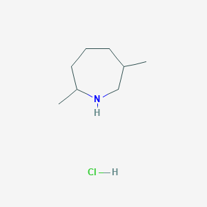 molecular formula C8H18ClN B6616115 2,6-dimethylazepane hydrochloride CAS No. 1352719-73-3