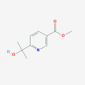 molecular formula C10H13NO3 B6616148 methyl 6-(2-hydroxypropan-2-yl)pyridine-3-carboxylate CAS No. 1238877-70-7