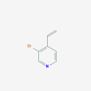 B6616180 3-bromo-4-ethenylpyridine CAS No. 1255957-49-3