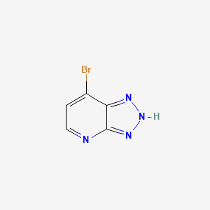 molecular formula C5H3BrN4 B6616243 7-bromo-3H-[1,2,3]triazolo[4,5-b]pyridine CAS No. 1781635-60-6