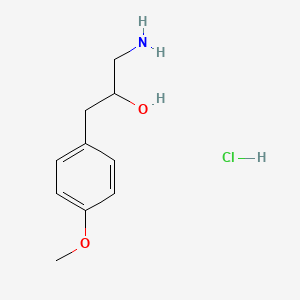 molecular formula C10H16ClNO2 B6616248 1-amino-3-(4-methoxyphenyl)propan-2-ol hydrochloride CAS No. 1193309-36-2