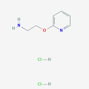molecular formula C7H12Cl2N2O B6616296 2-(pyridin-2-yloxy)ethan-1-amine dihydrochloride CAS No. 1029715-23-8