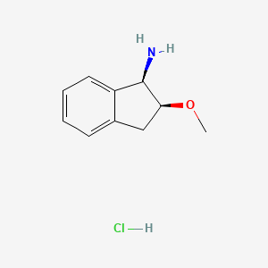 (1R,2S)-2-methoxy-2,3-dihydro-1H-inden-1-amine hydrochloride