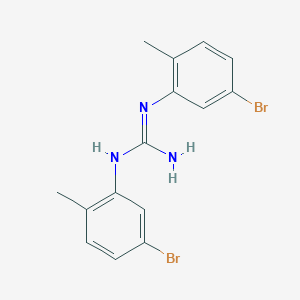 molecular formula C15H15Br2N3 B6616313 N,N'-bis(5-bromo-2-methylphenyl)guanidine CAS No. 2361635-41-6