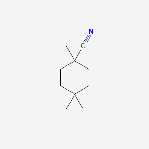 1,4,4-trimethylcyclohexane-1-carbonitrile