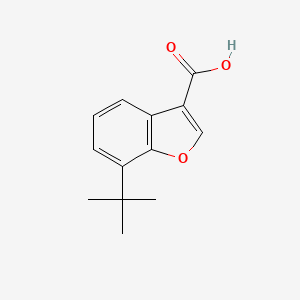 molecular formula C13H14O3 B6616370 7-tert-butyl-1-benzofuran-3-carboxylic acid CAS No. 1479433-46-9