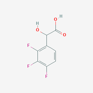 molecular formula C8H5F3O3 B6616384 2-hydroxy-2-(2,3,4-trifluorophenyl)acetic acid CAS No. 1214332-27-0