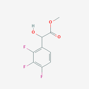 molecular formula C9H7F3O3 B6616386 methyl 2-hydroxy-2-(2,3,4-trifluorophenyl)acetate CAS No. 1489167-62-5