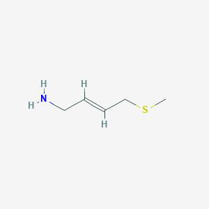 molecular formula C5H11NS B6616426 4-(methylsulfanyl)but-2-en-1-amine CAS No. 1562977-22-3