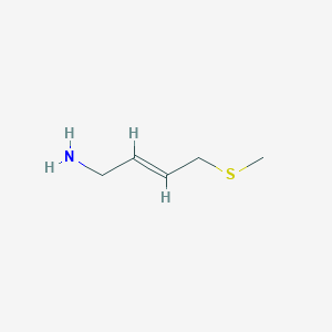 4-(methylsulfanyl)but-2-en-1-amine